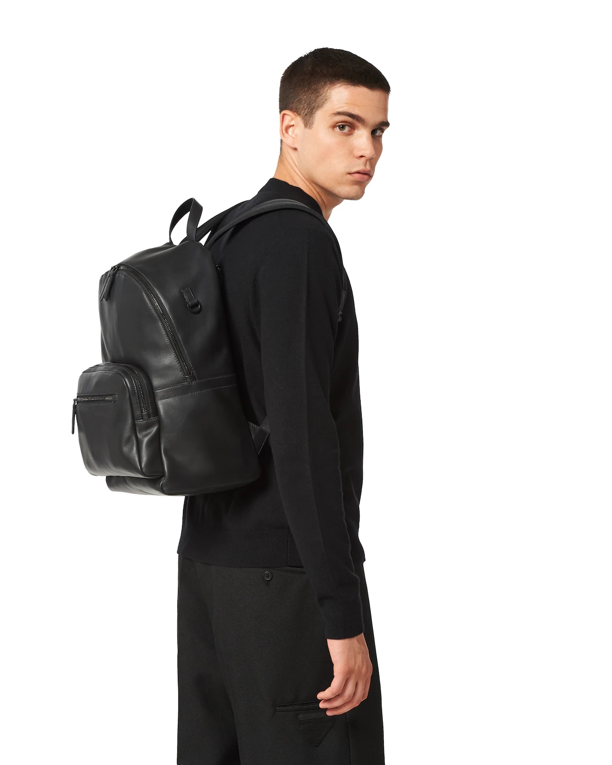 Leather backpack - 2