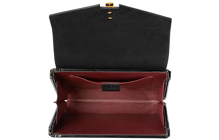 (WMNS) Gucci Sylvie 1969 SeriesLeather hand Bag mini Black 589479-1J70G-1000 - 7