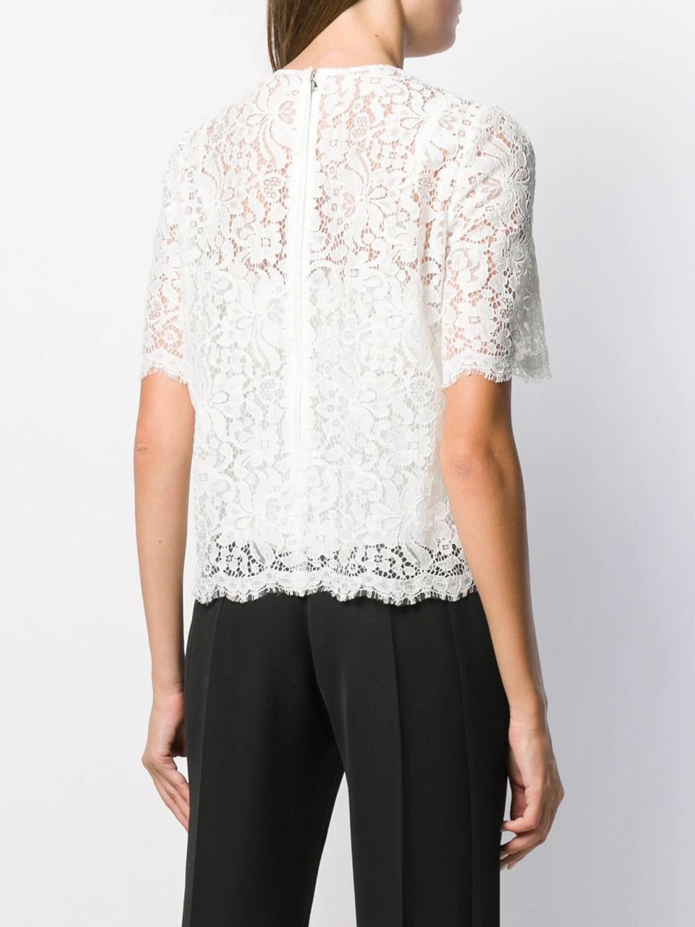 floral lace top - 4