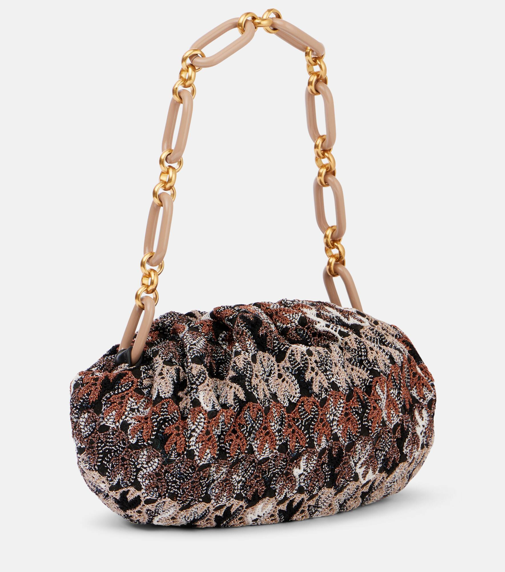 Medium beaded shoulder bag - 4