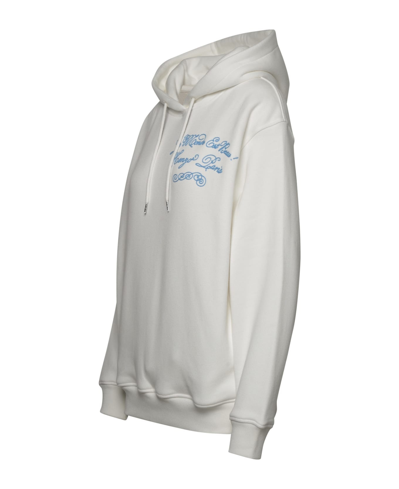 White Cotton Sweatshirt - 2