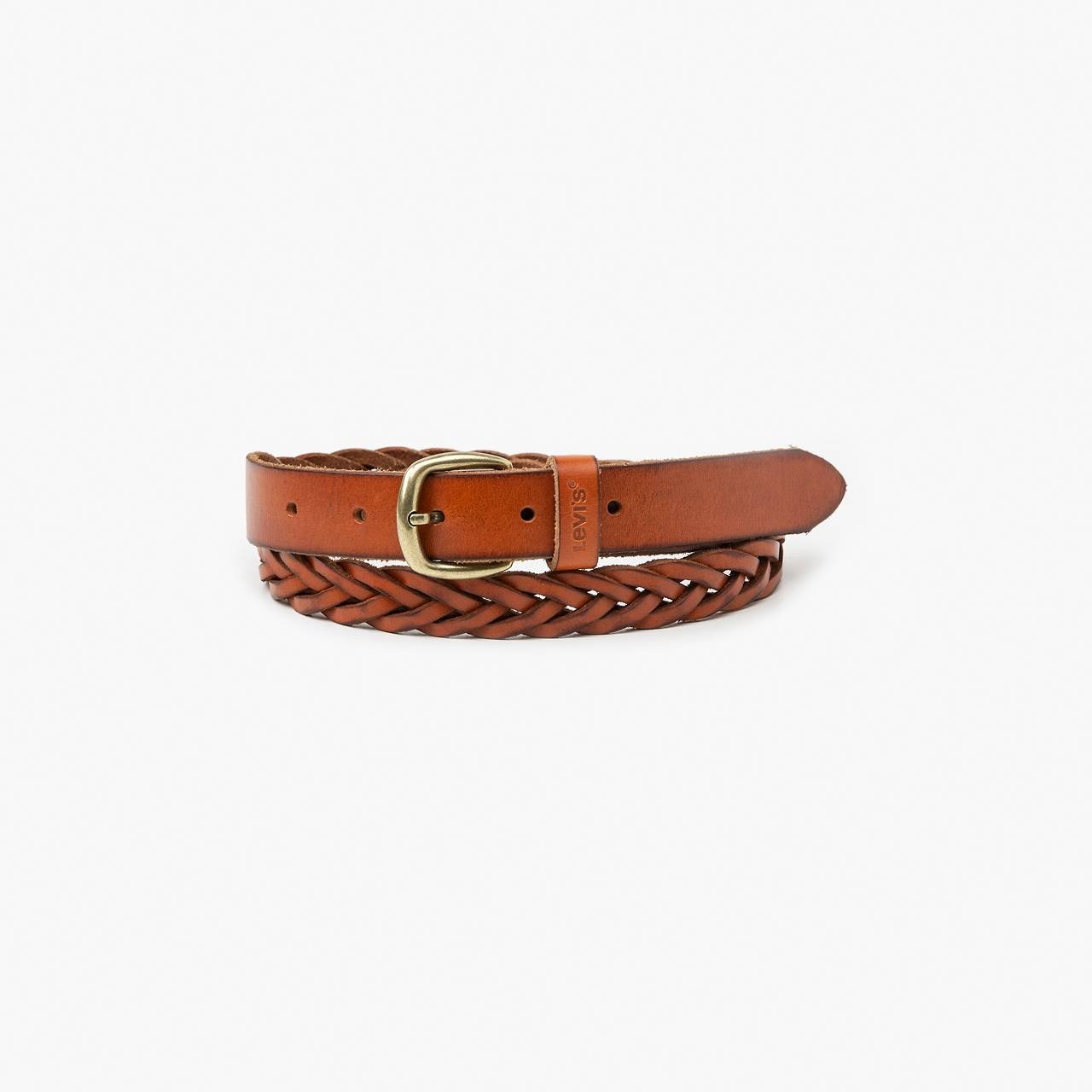 LEATHER BRAIDED BELT - 1