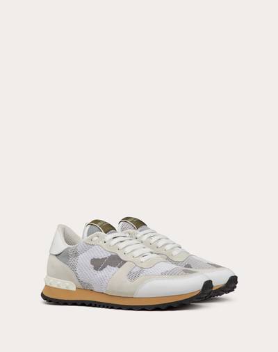 Valentino Mesh Fabric Camouflage Sneaker outlook