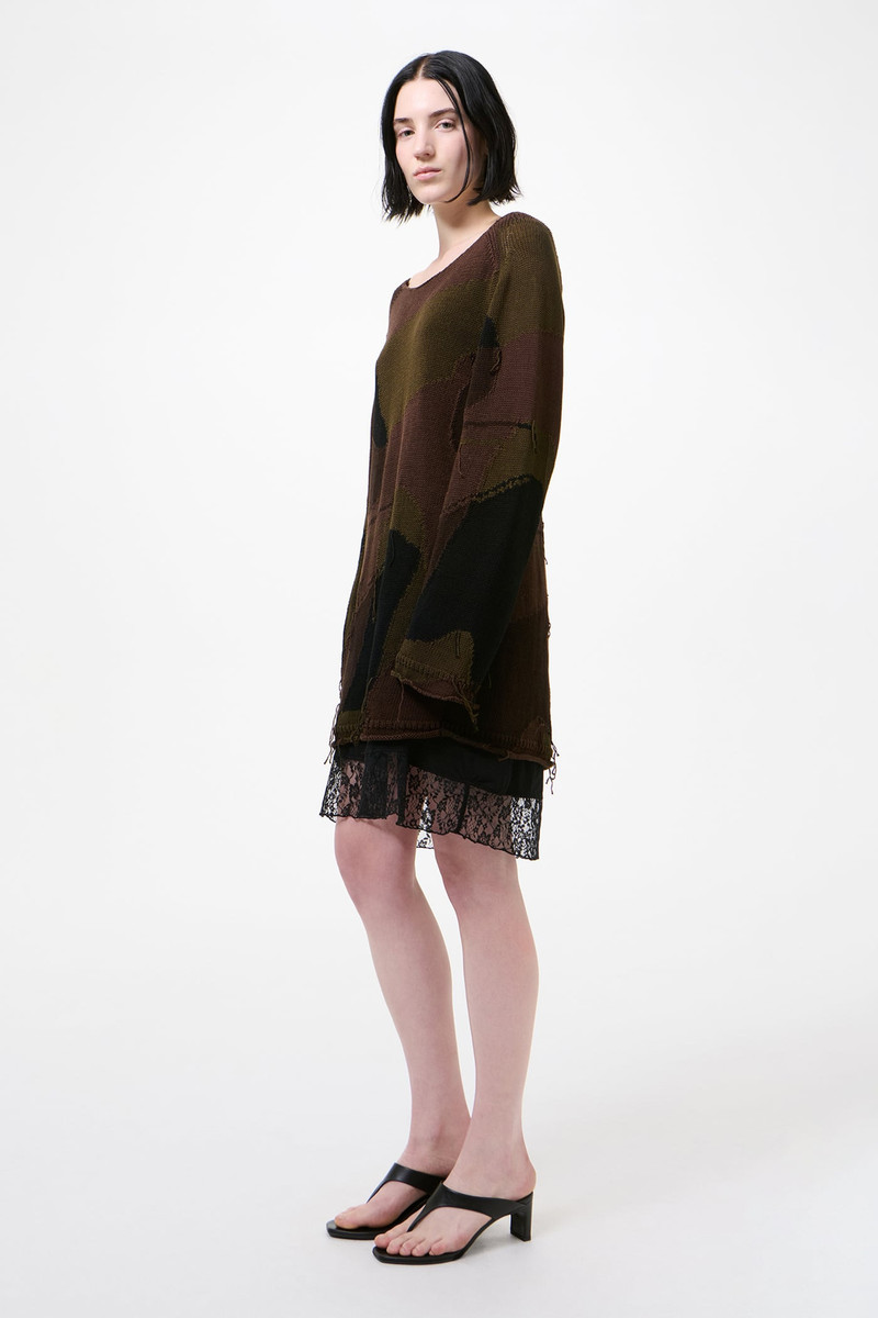 False Roundneck Camo Cotton Rafia 5