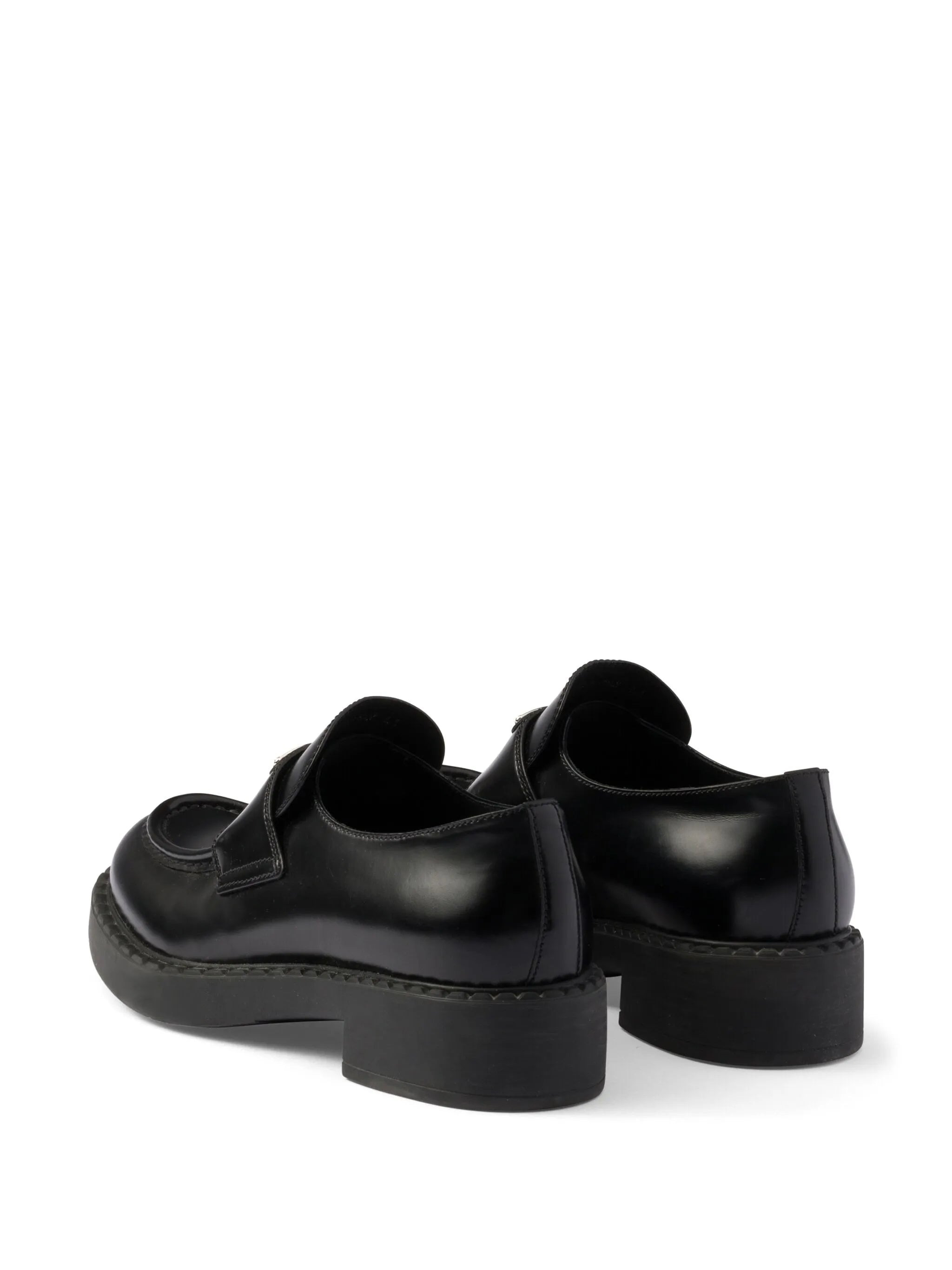 Prada 50mm Chocolate Loafers - 2