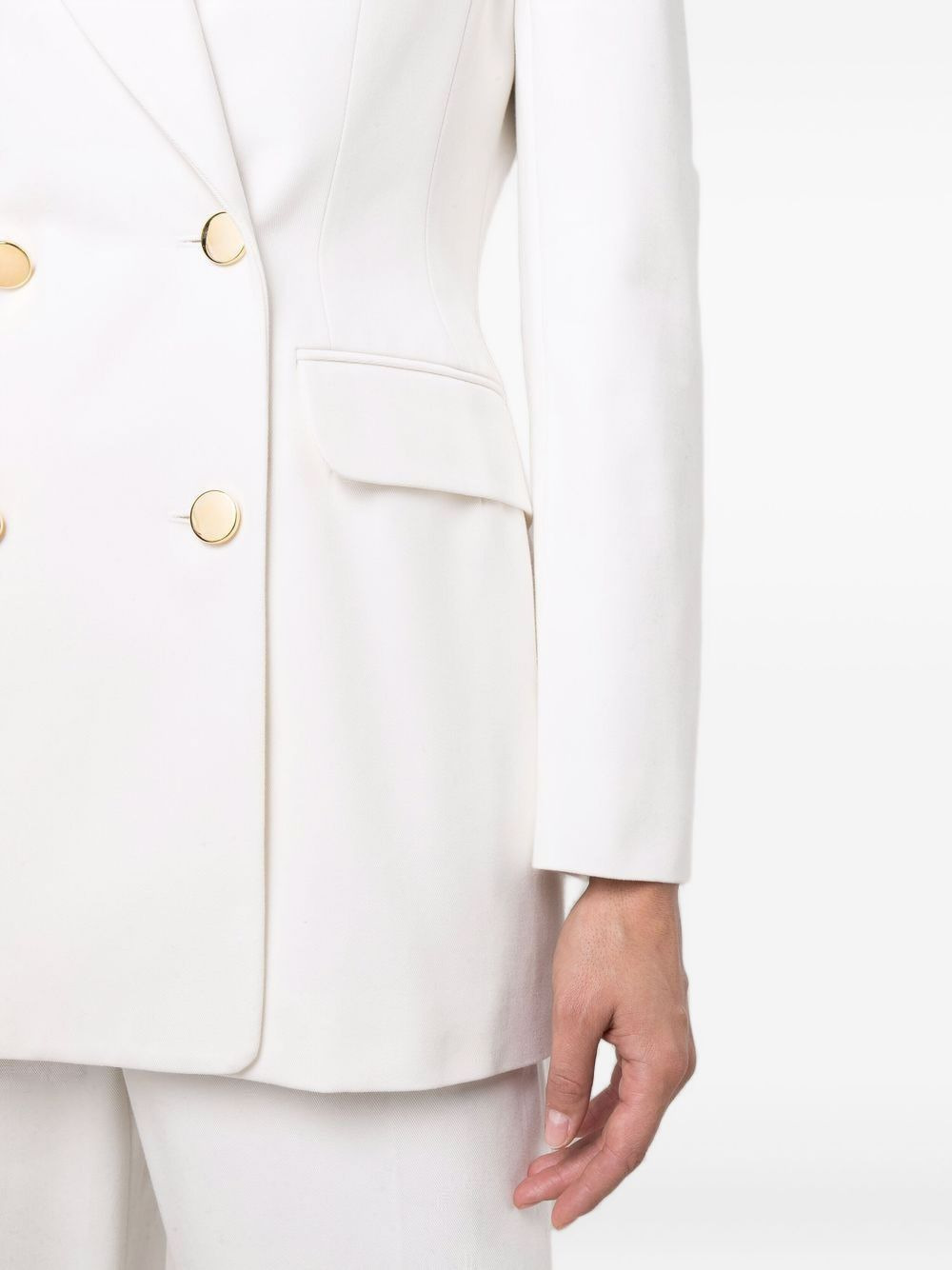 double-breasted tailored blazer - 5
