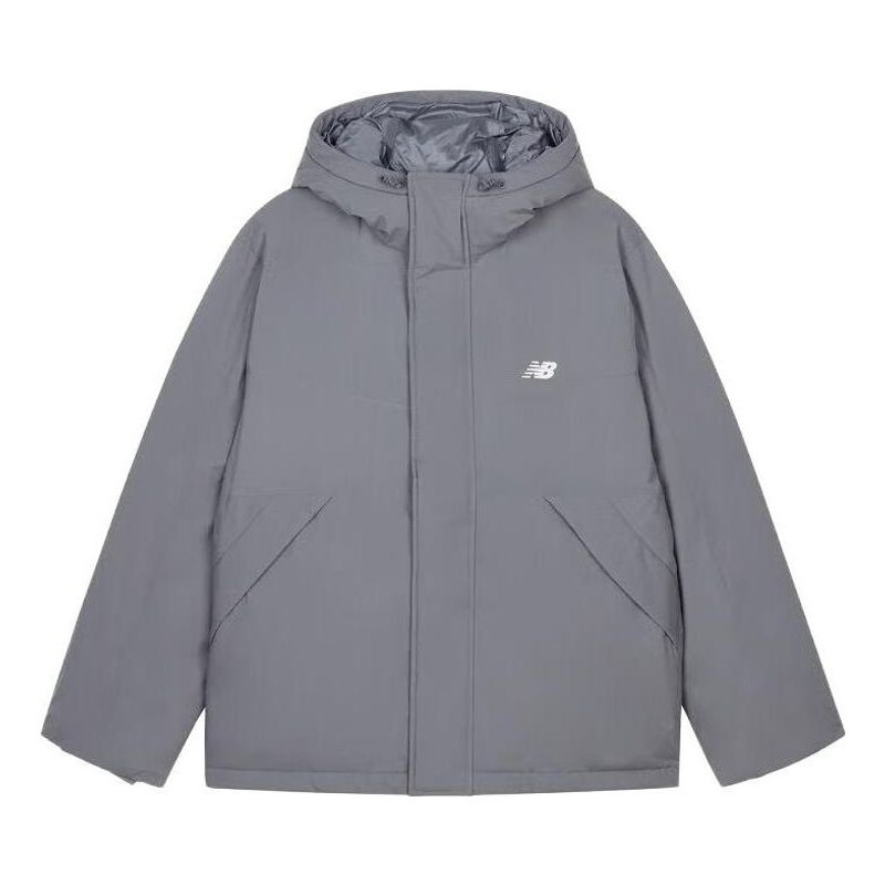 New Balance Winter Windproof Down Jacket 'Grey' AMJ33322-TTM - 1
