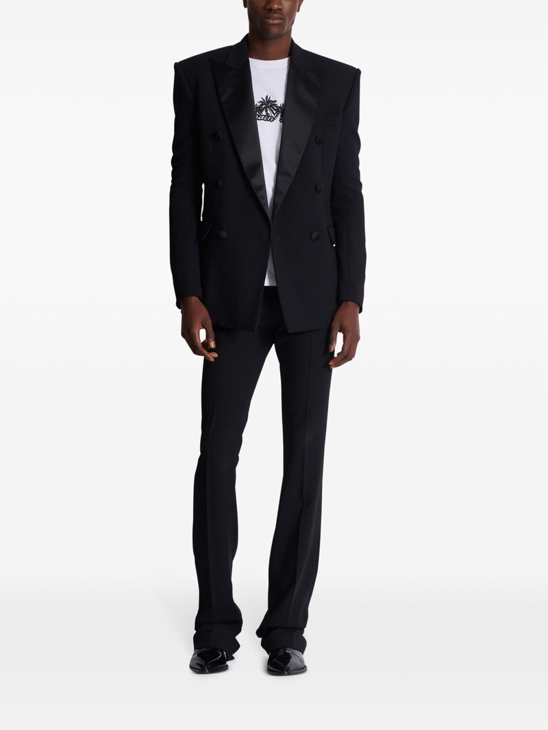 Balmain Palm-print cotton T-shirt outlook