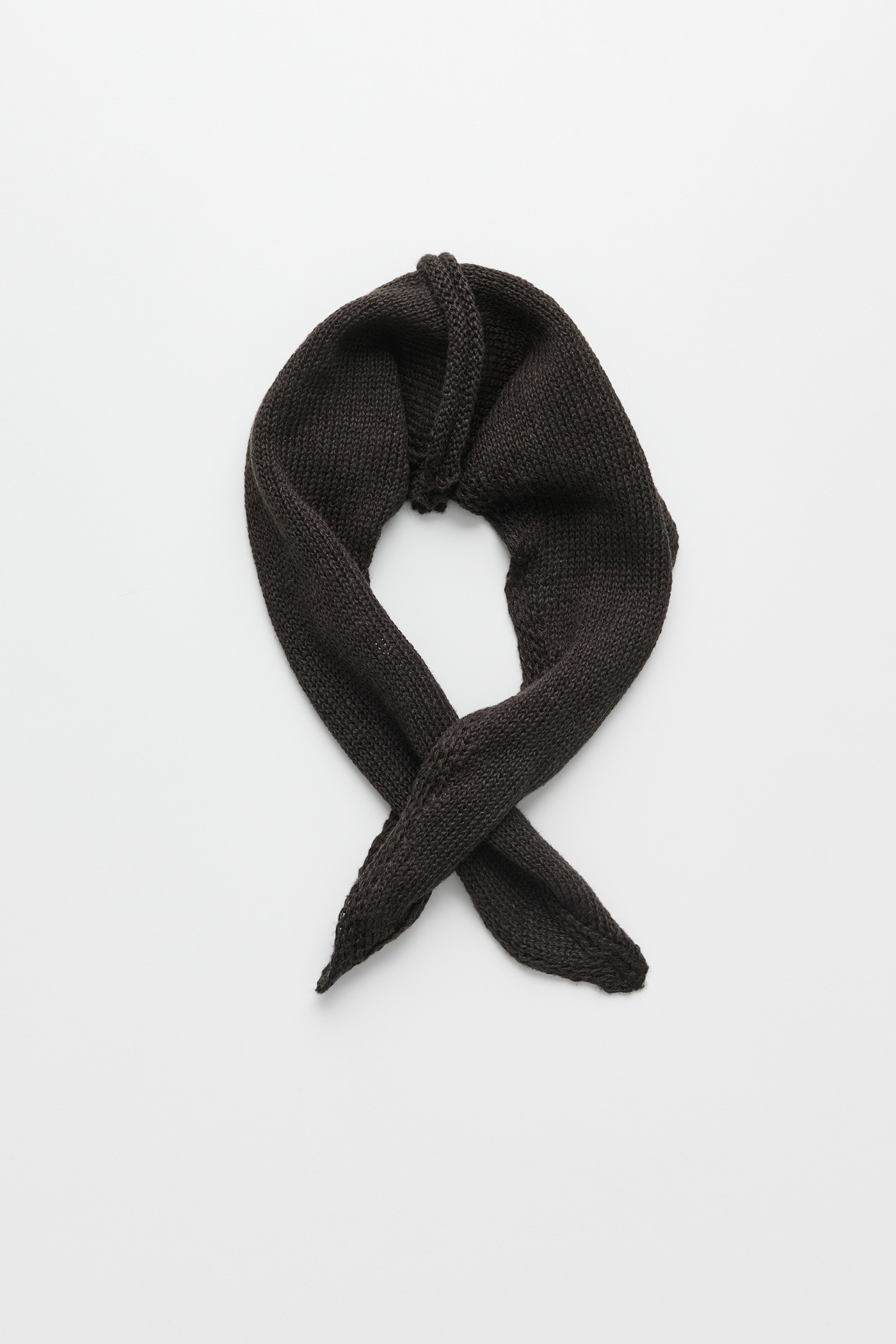 Miniature Scarf Nori Green Cyclone Linen - 2