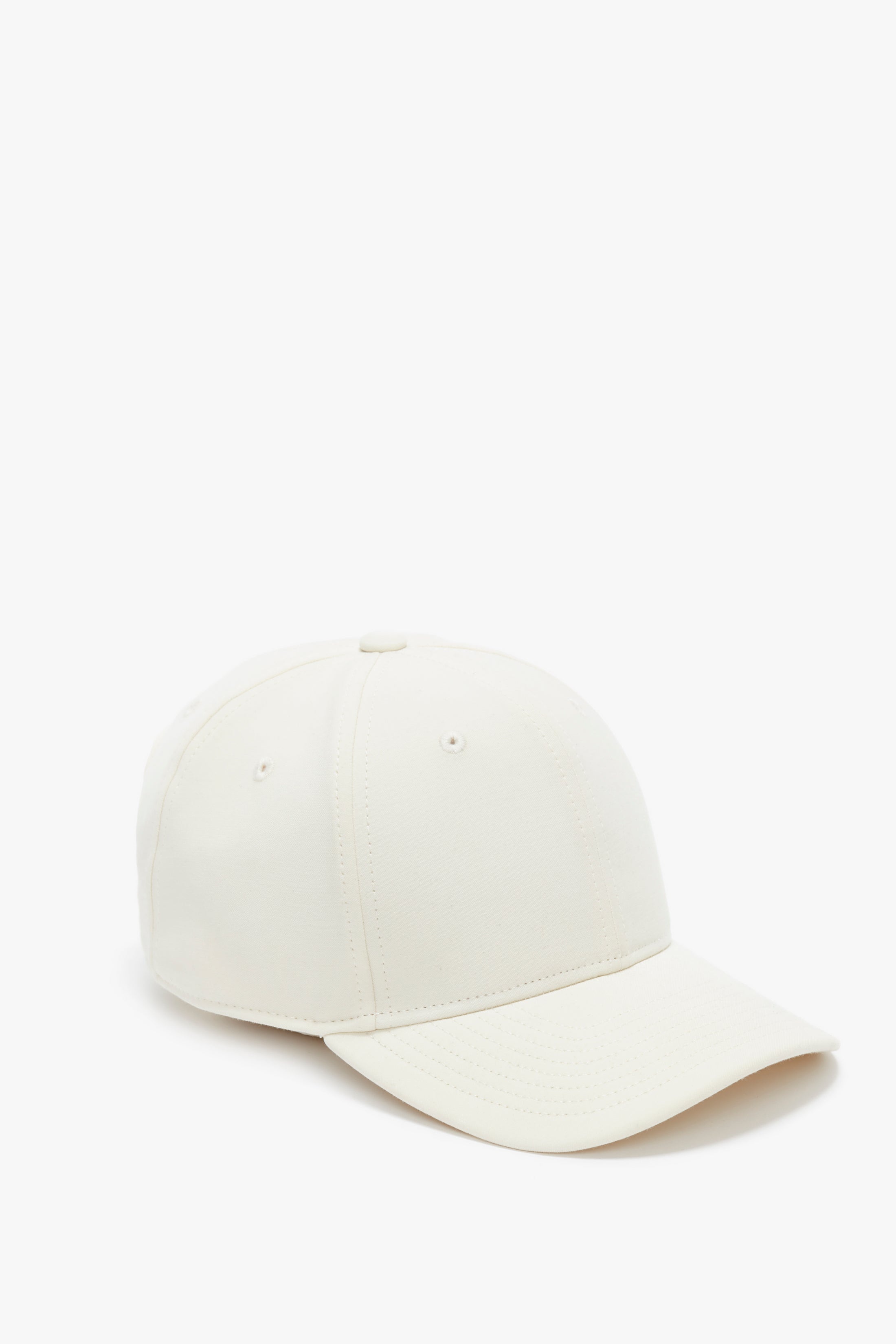 Cotton Crepe Antique White Cap - 2