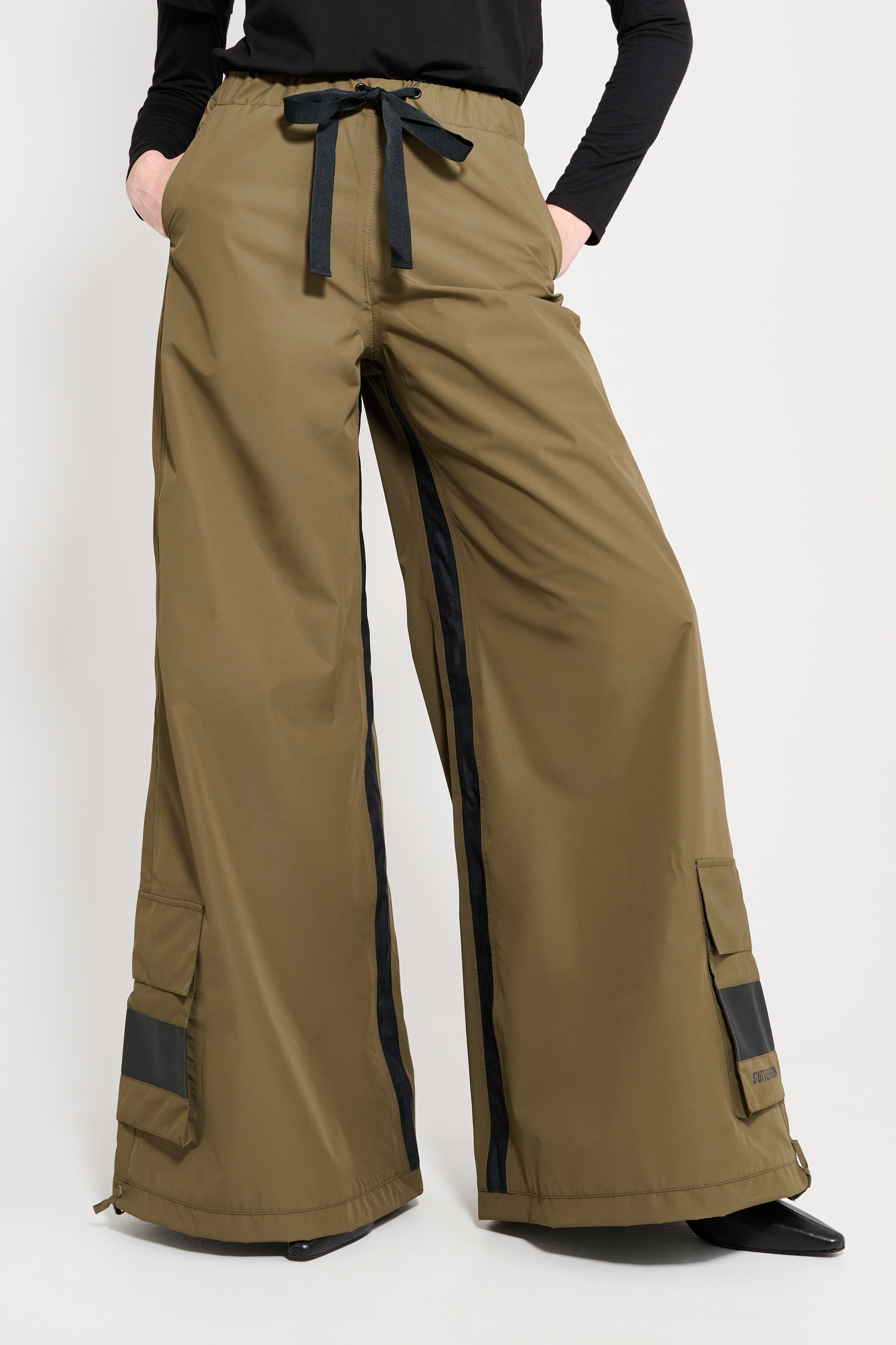 Karla Pocket Trousers Green - 3