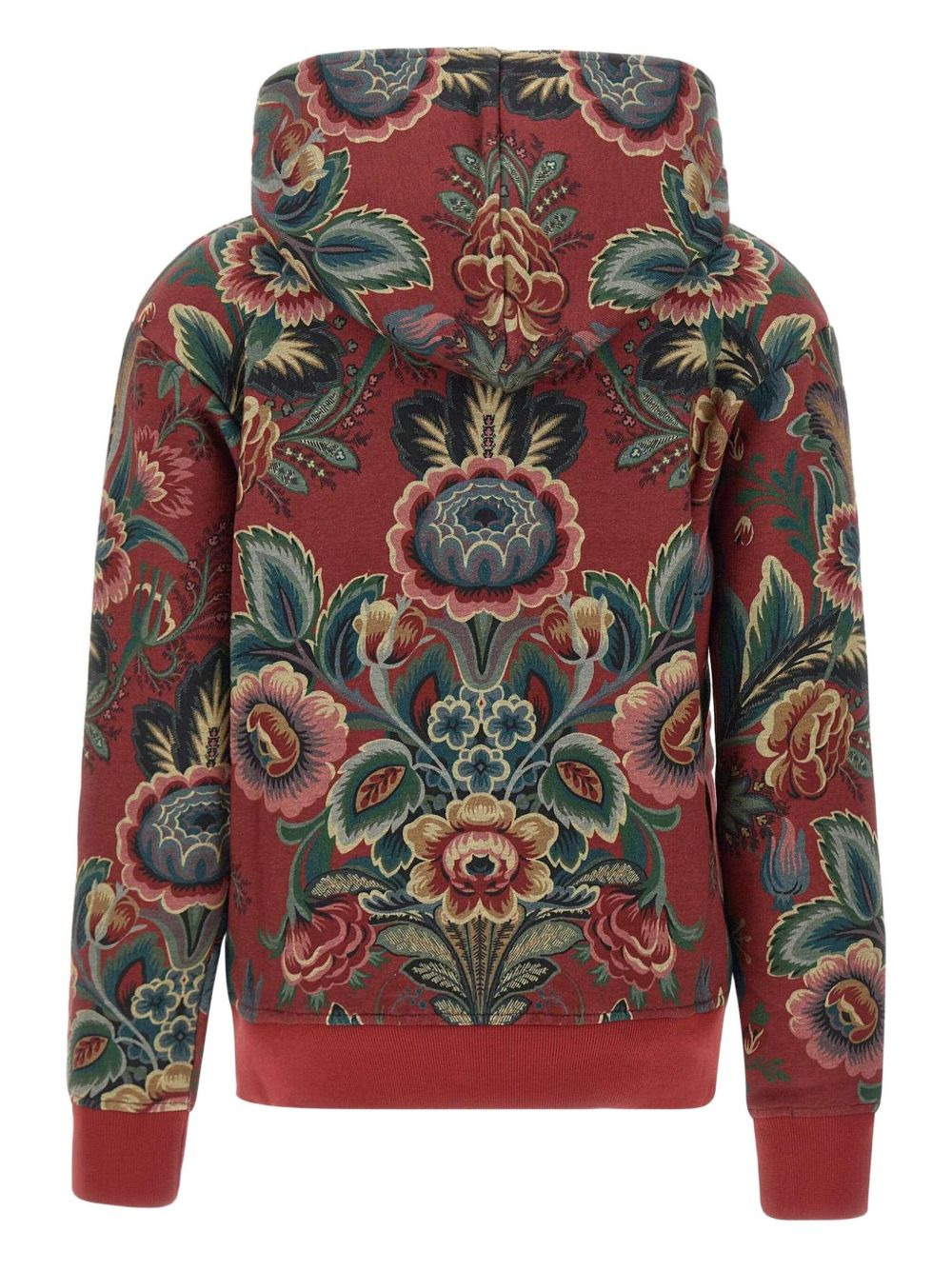 floral-print zip-up hoodie - 2