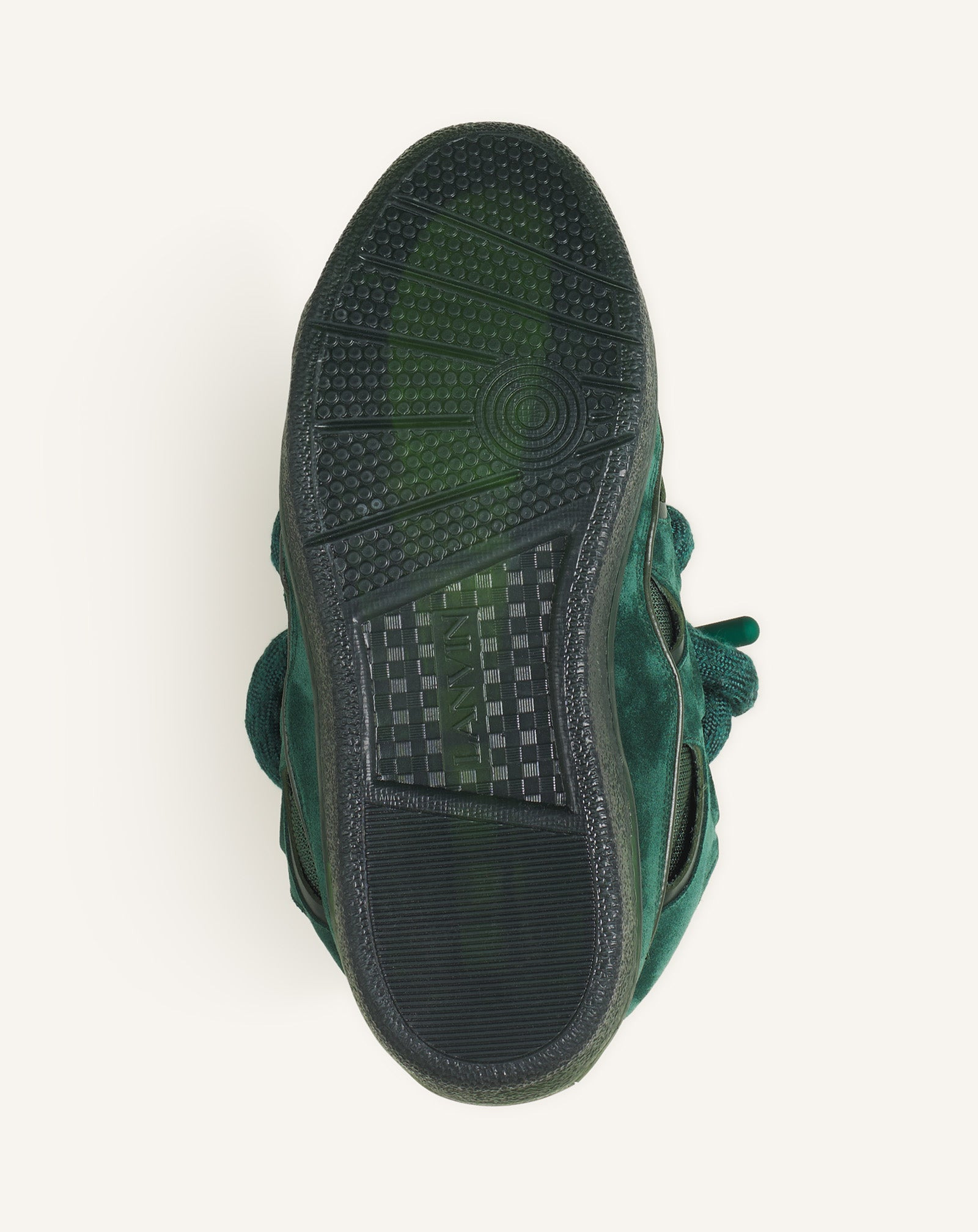 CURB SNEAKERS IN LEATHER WITH SNAKE LACES - 6