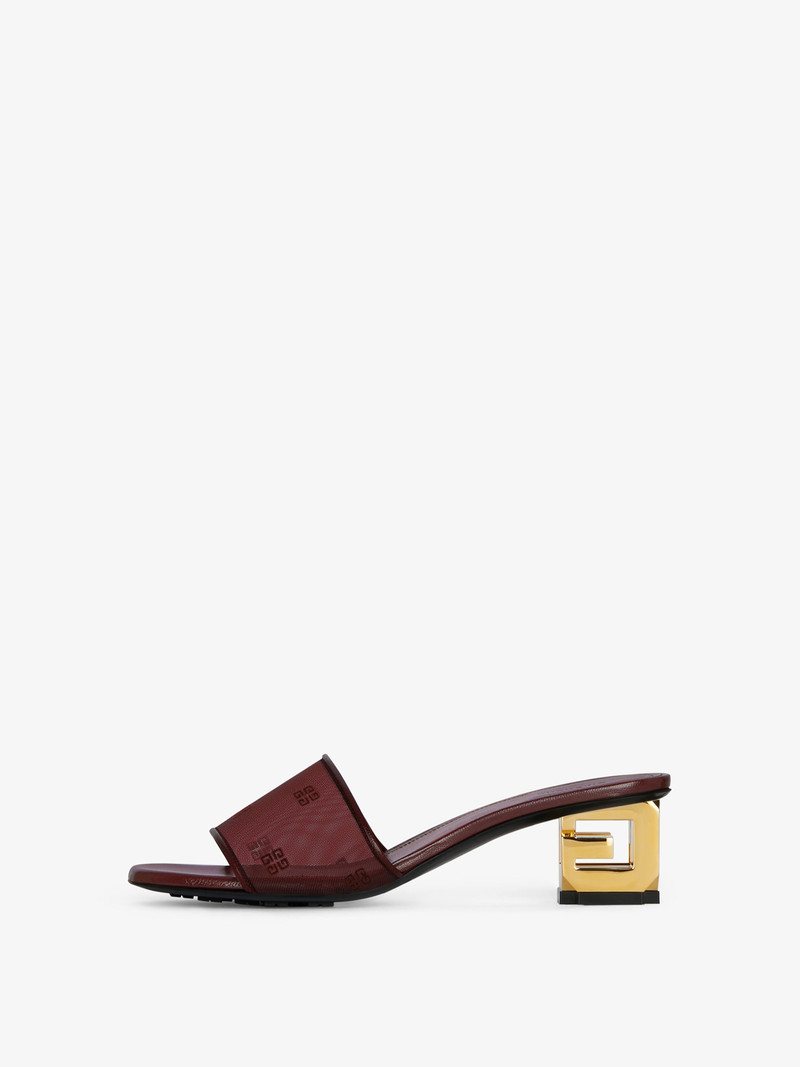Givenchy G CUBE MULES IN 4G MESH outlook