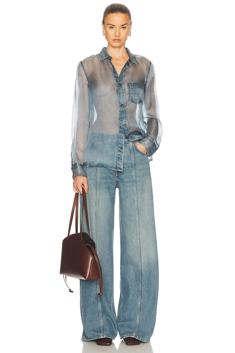 Peace Wide Leg Jeans - 5