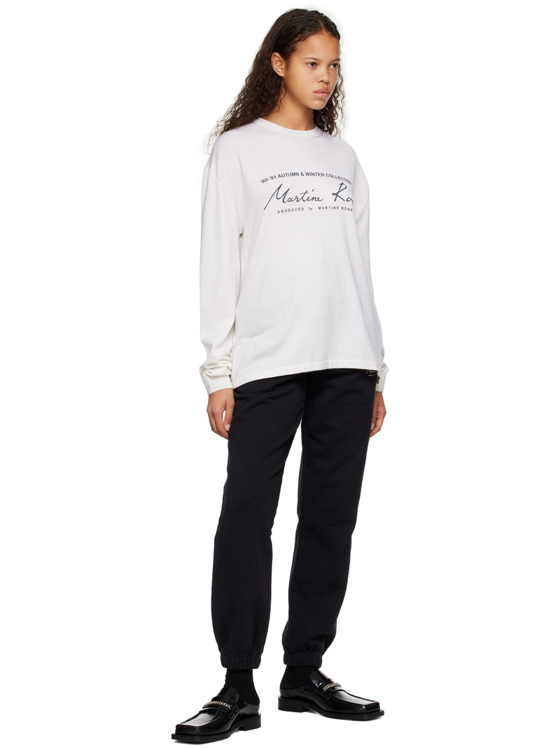 Black Printed Lounge Pants 5
