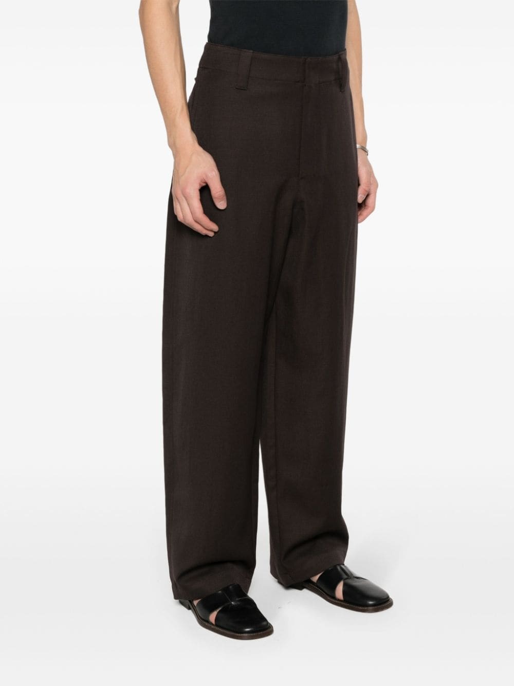 Maxi tapered-leg trousers - 3