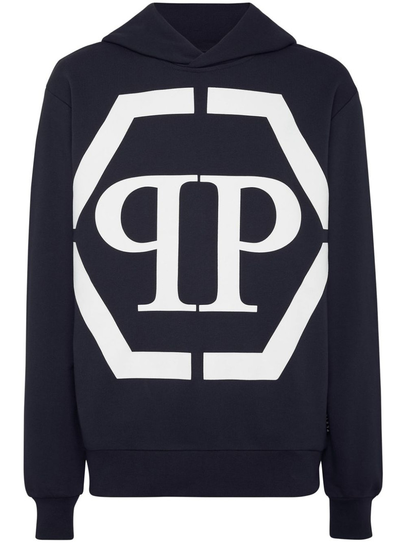 Hexagon cotton hoodie 1