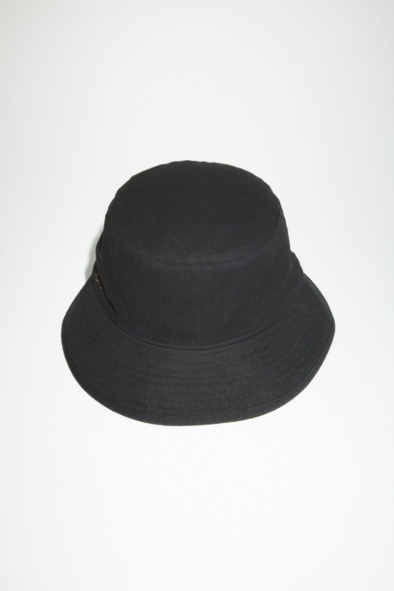 Twill bucket hat - Black 1