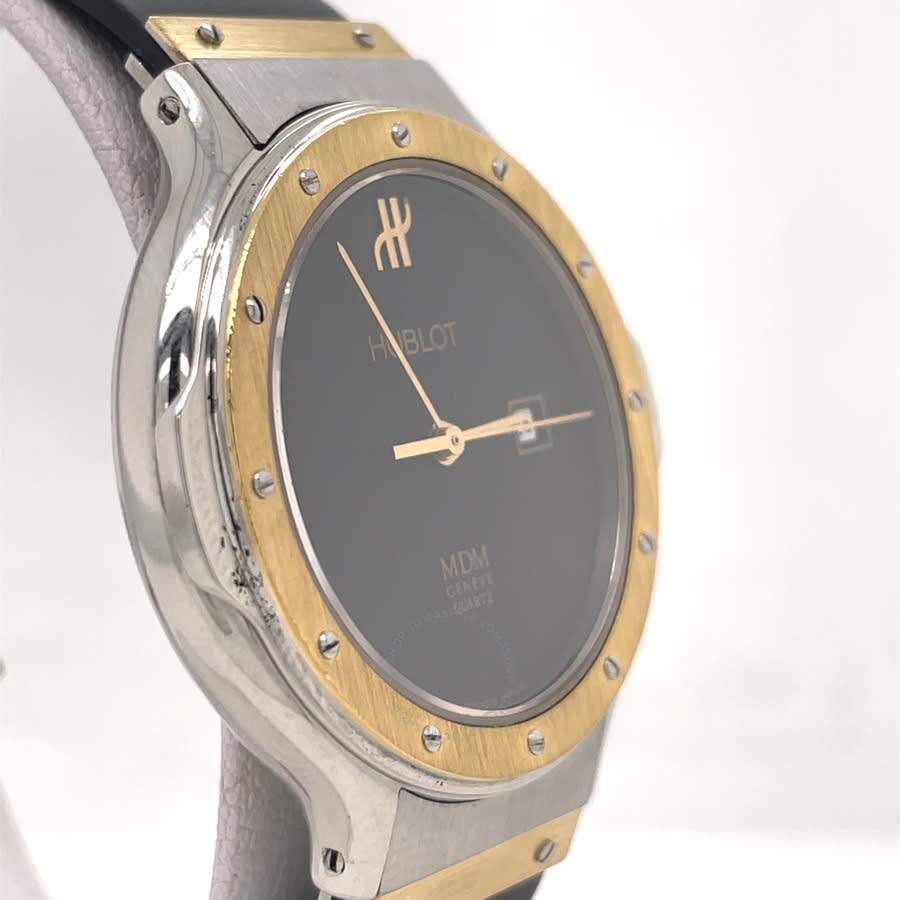Pre-owned Hublot Classic MDM Black Dial Ladies Watch 1401.2 - 3