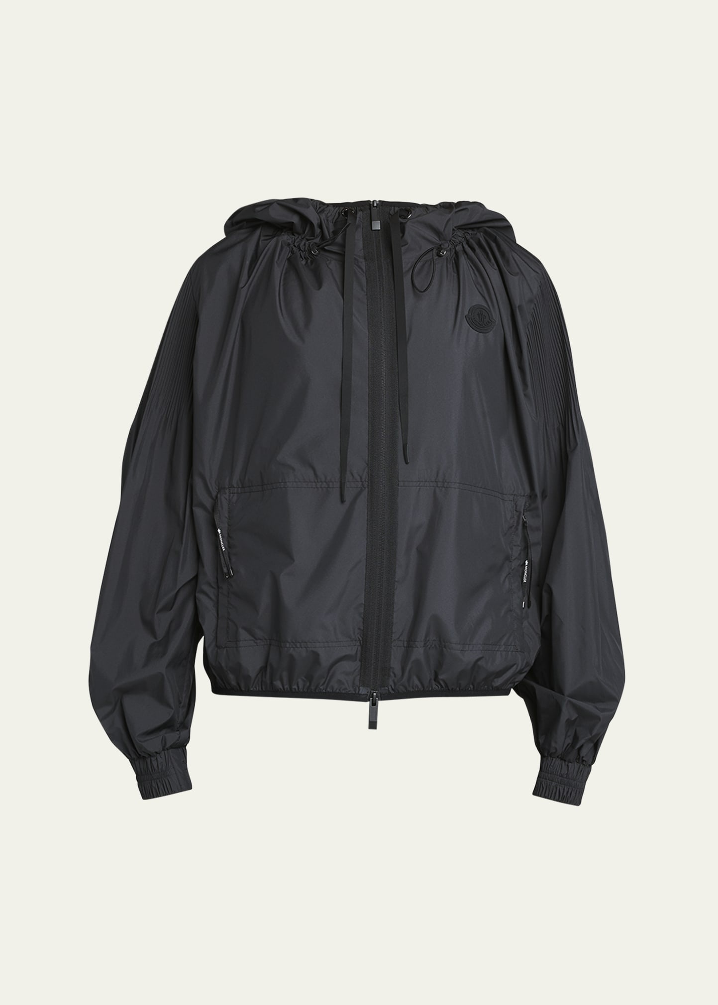 Auxonne Matte Hooded Windbreaker Jacket - 1