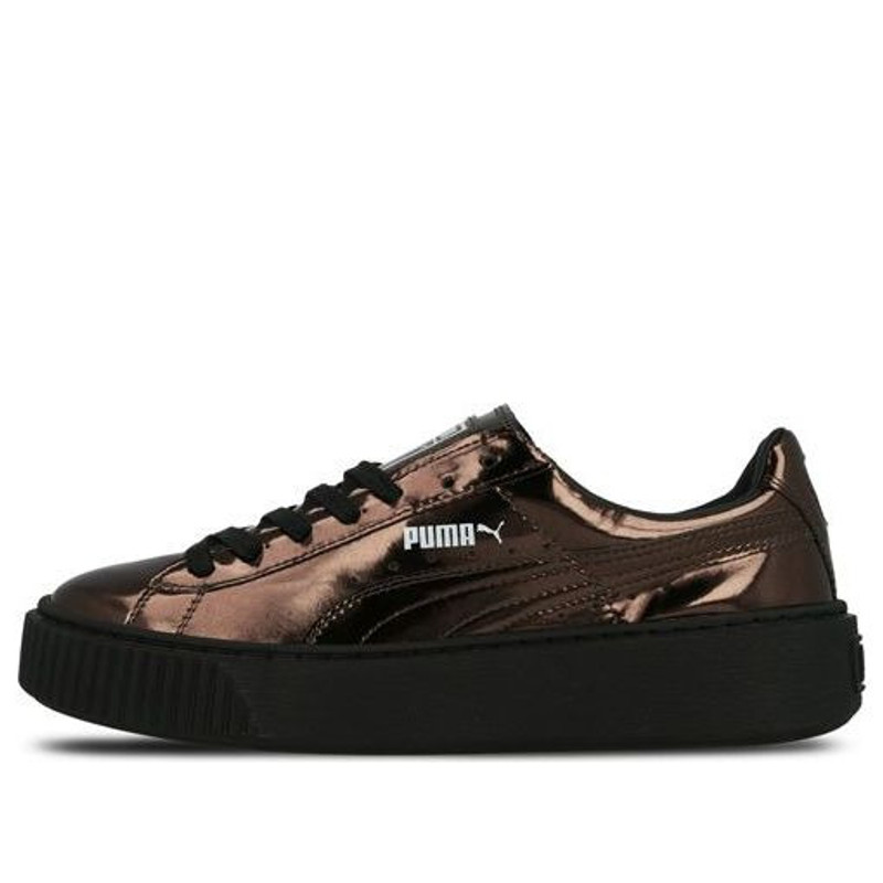 (WMNS) PUMA Basket Platform 'Metallic Bronze' 362339-03 - 1