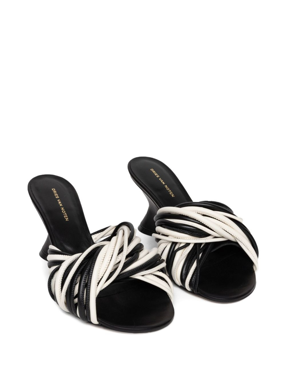 75mm open-toe leather sandals - 2