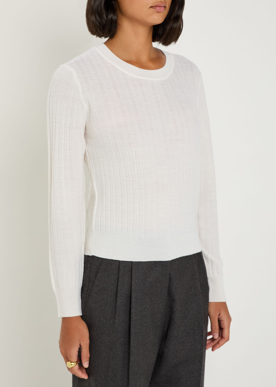 Veronica Beard Cheval Ribbed Wool Jumper - 2