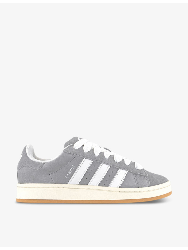 Campus 00s brand-stripe low-top suede trainers 1