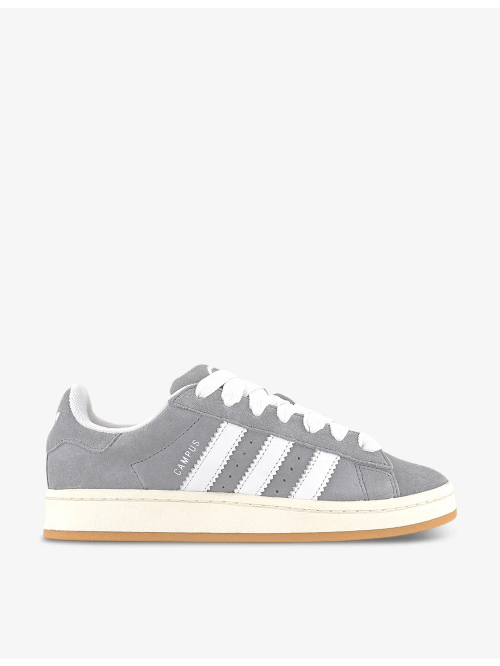Campus 00s brand-stripe low-top suede trainers - 1