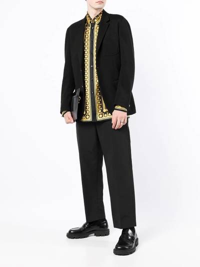 VERSACE single-breasted blazer outlook