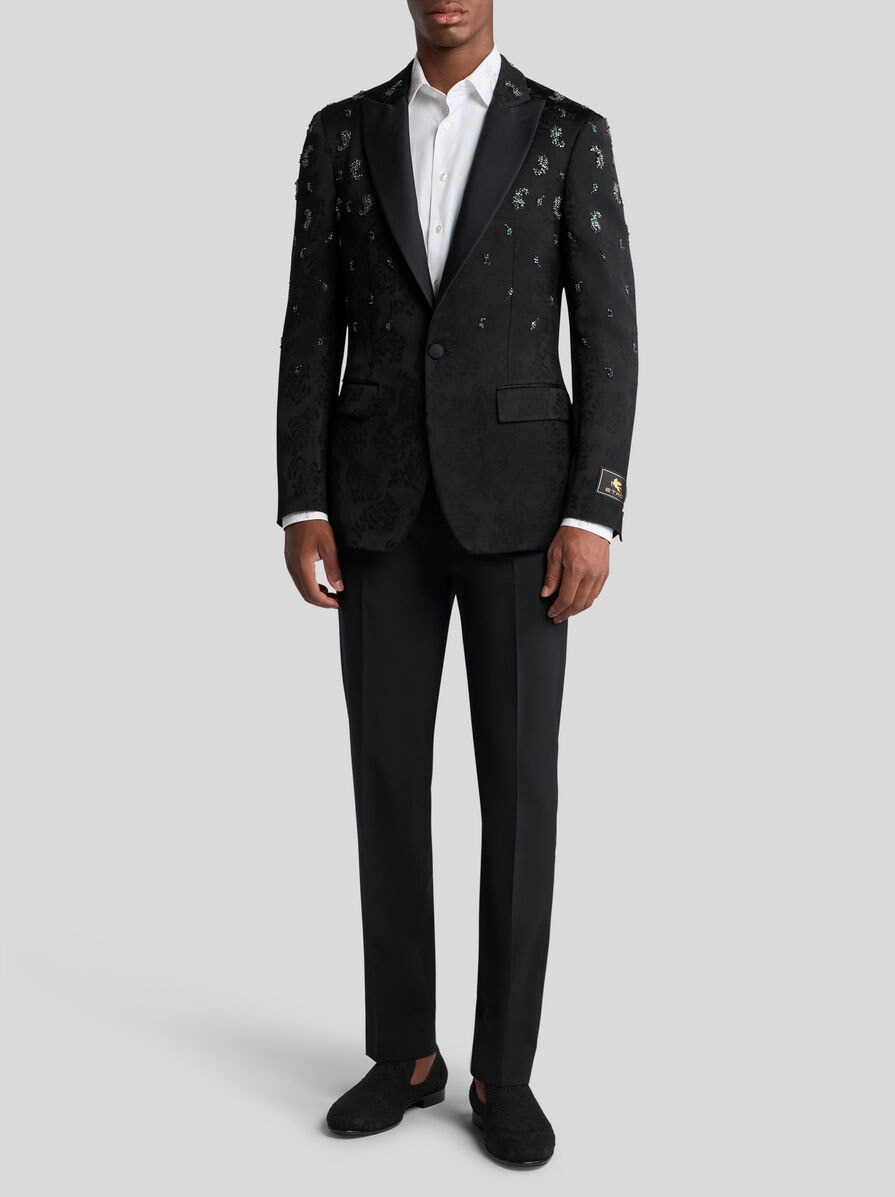 LINEN-BLEND EVENING JACKET - 3