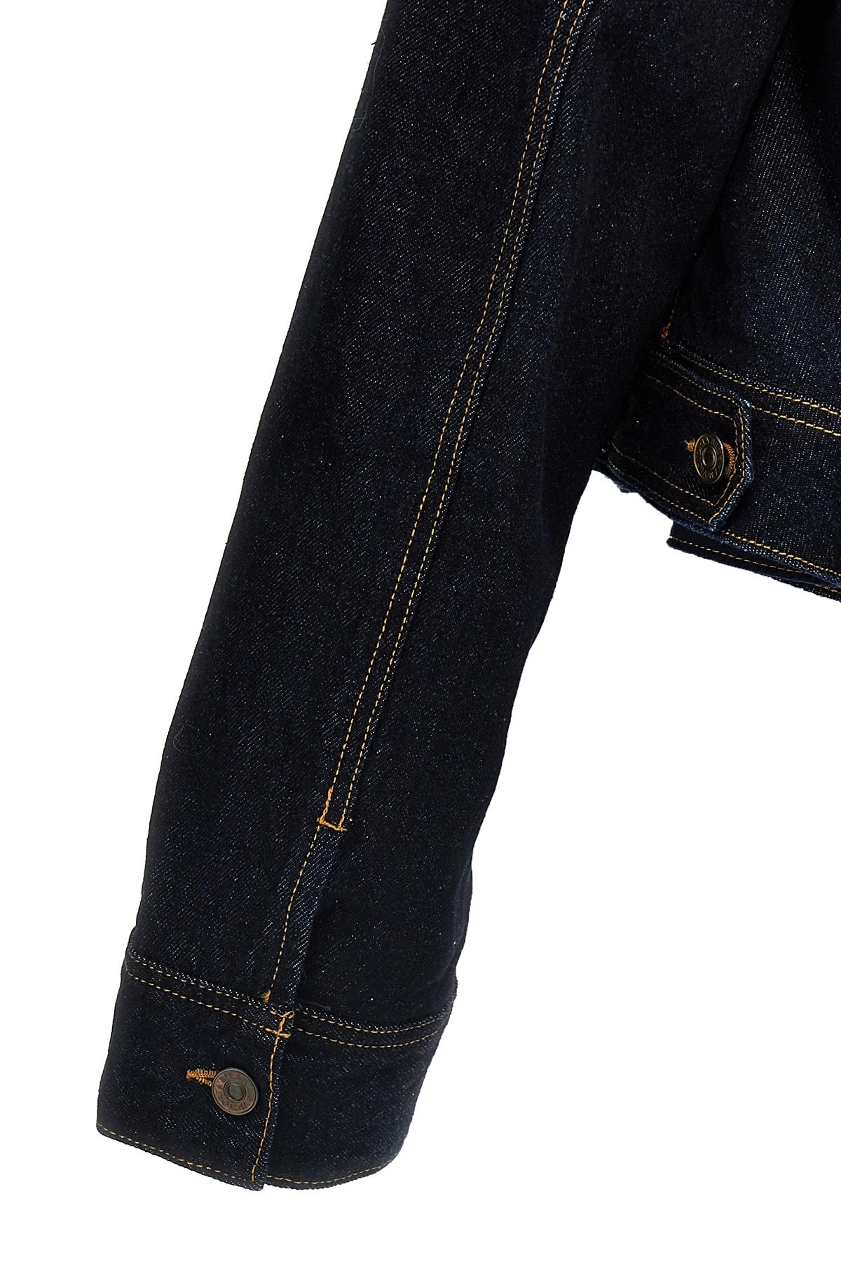 Denim cropped jacket - 5