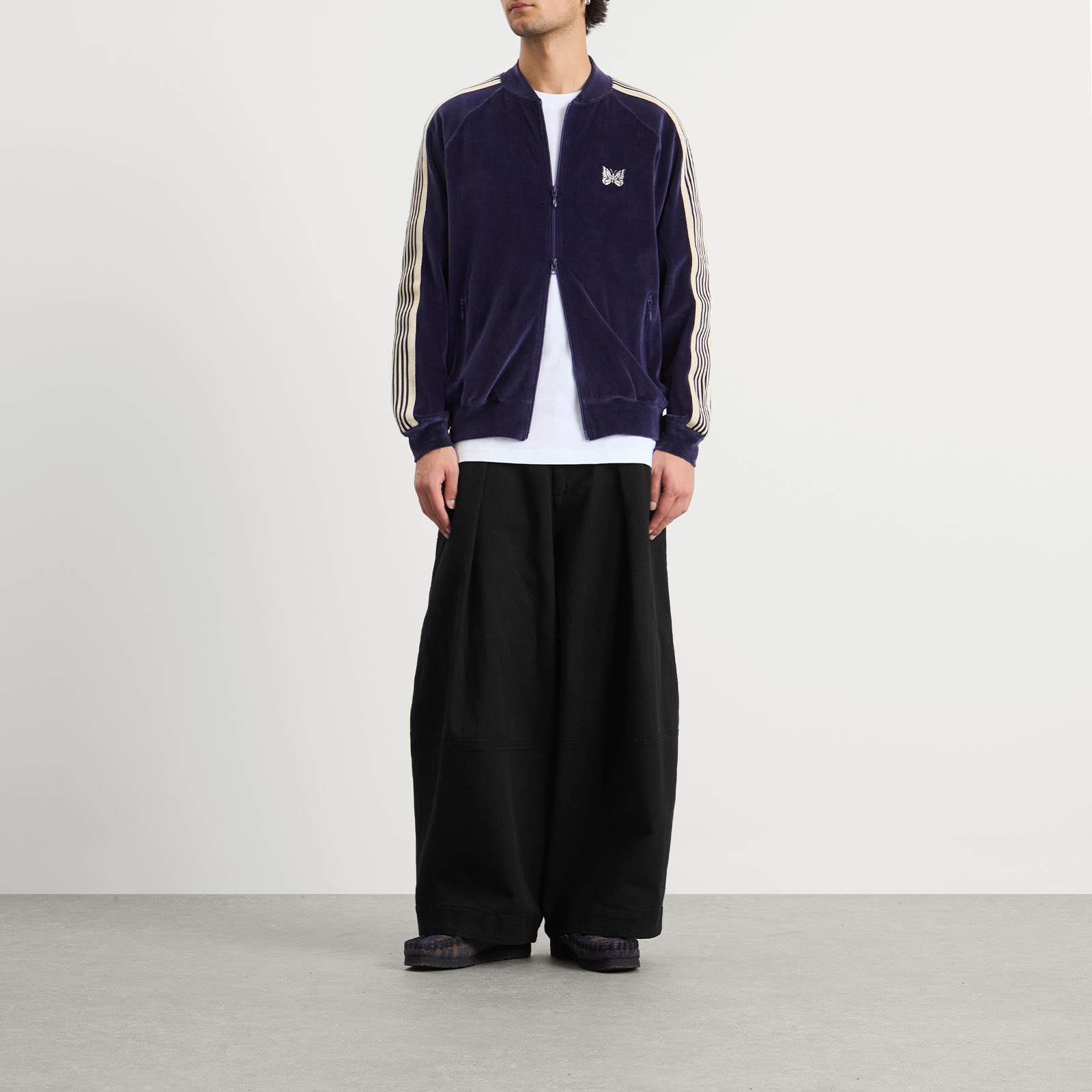 Needles Velour Rib Collar Track jacket - 4
