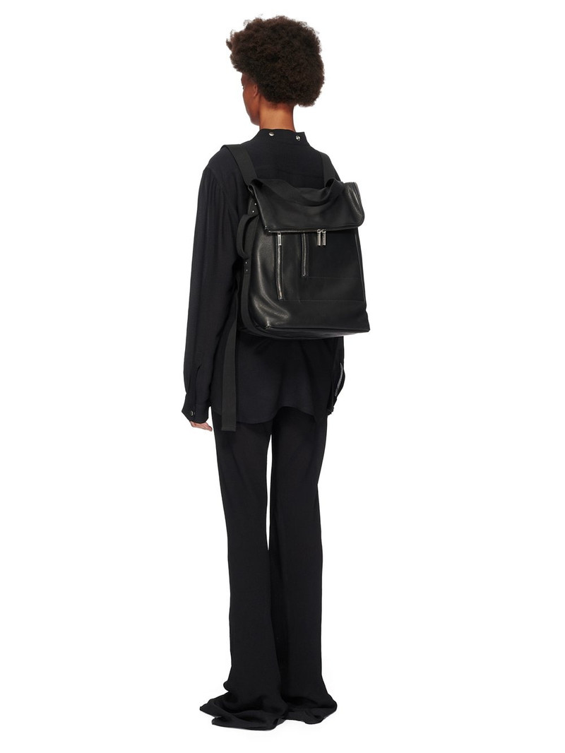 Cargo leather backpack 11