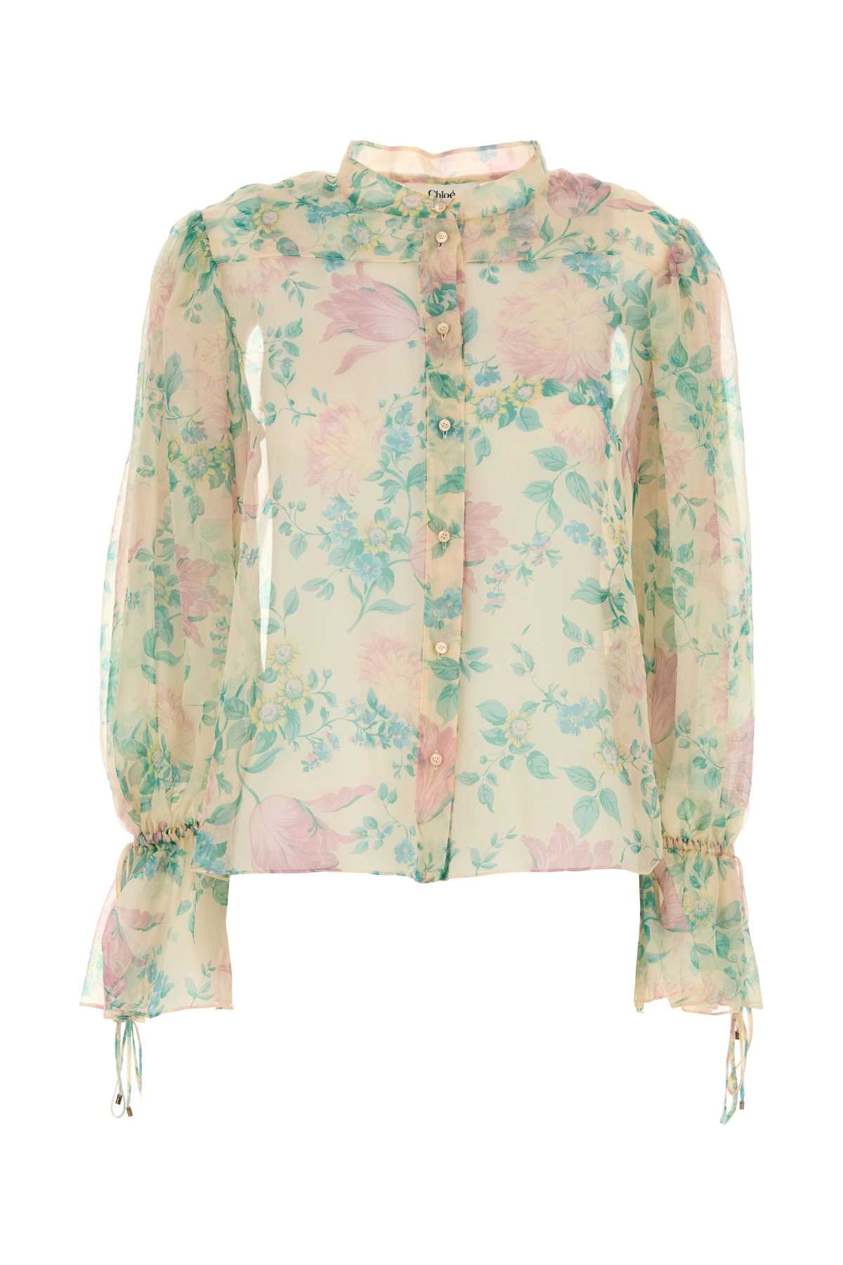 Chloe Women Printed Muslin Blouse - 1