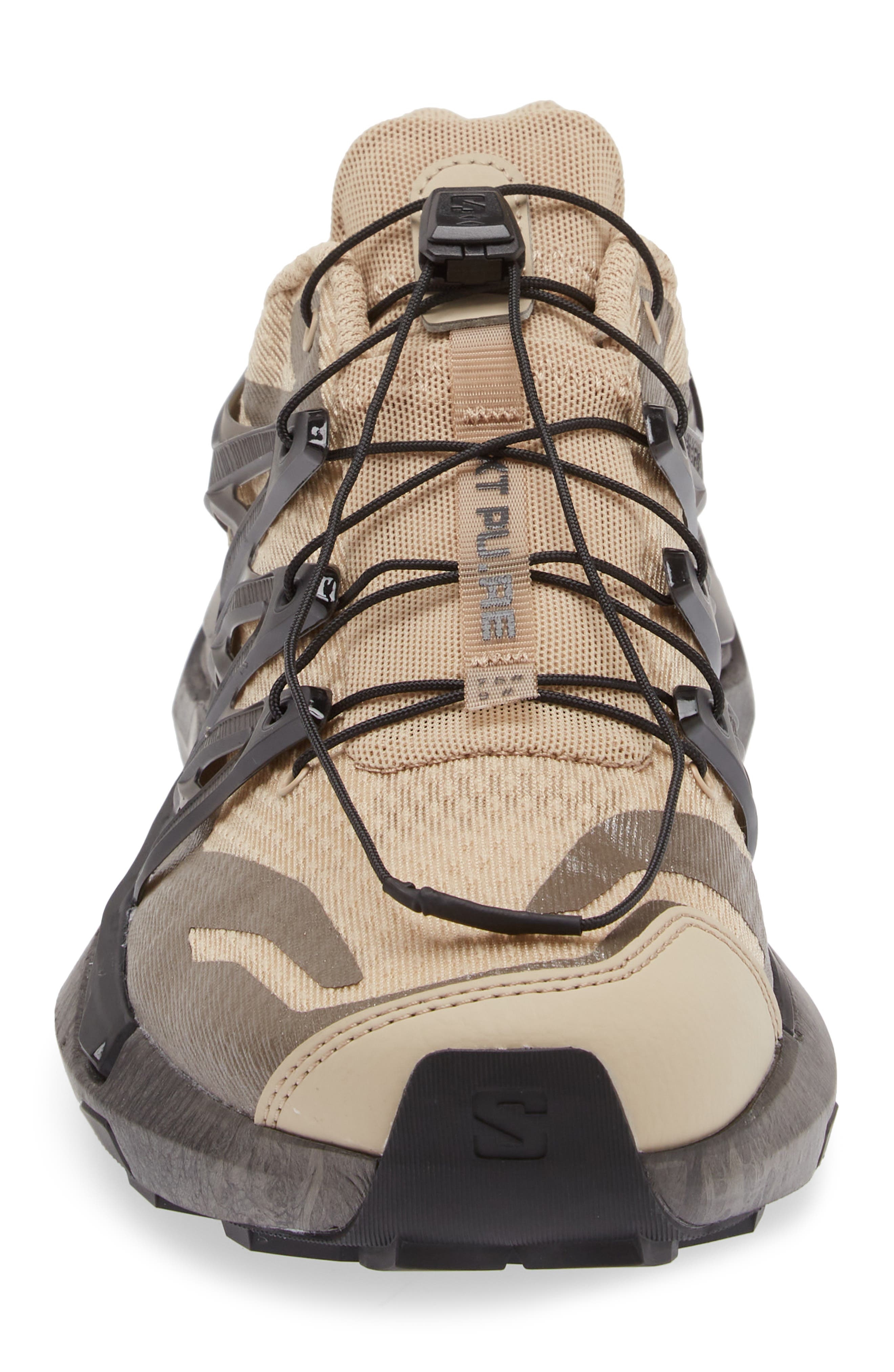 Salomon XT Pu.Re Advanced Sneaker in White Pepper/Black at Nordstrom - 4