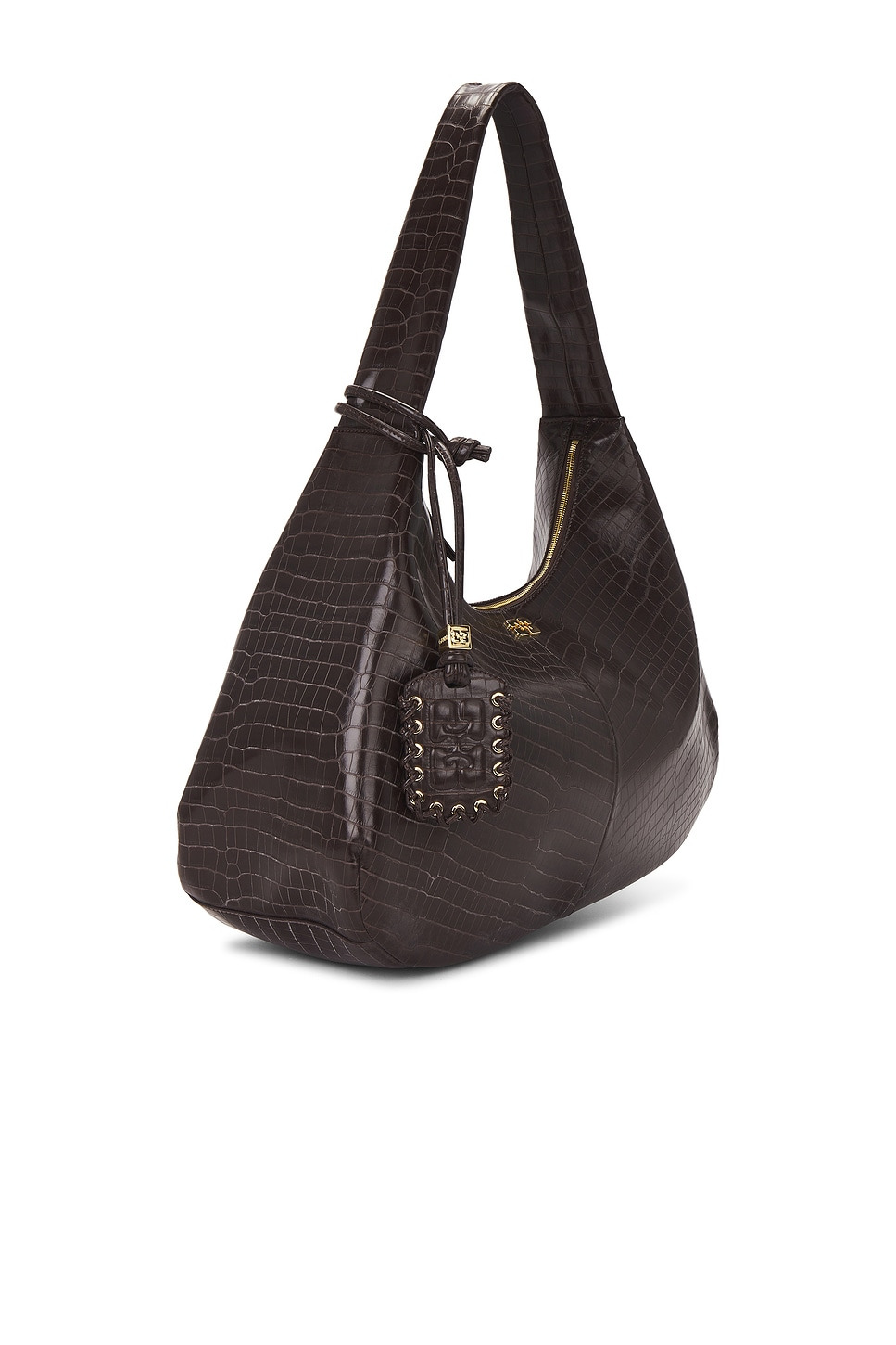 Ganni Bou Hobo XXL Croco Bag - 3