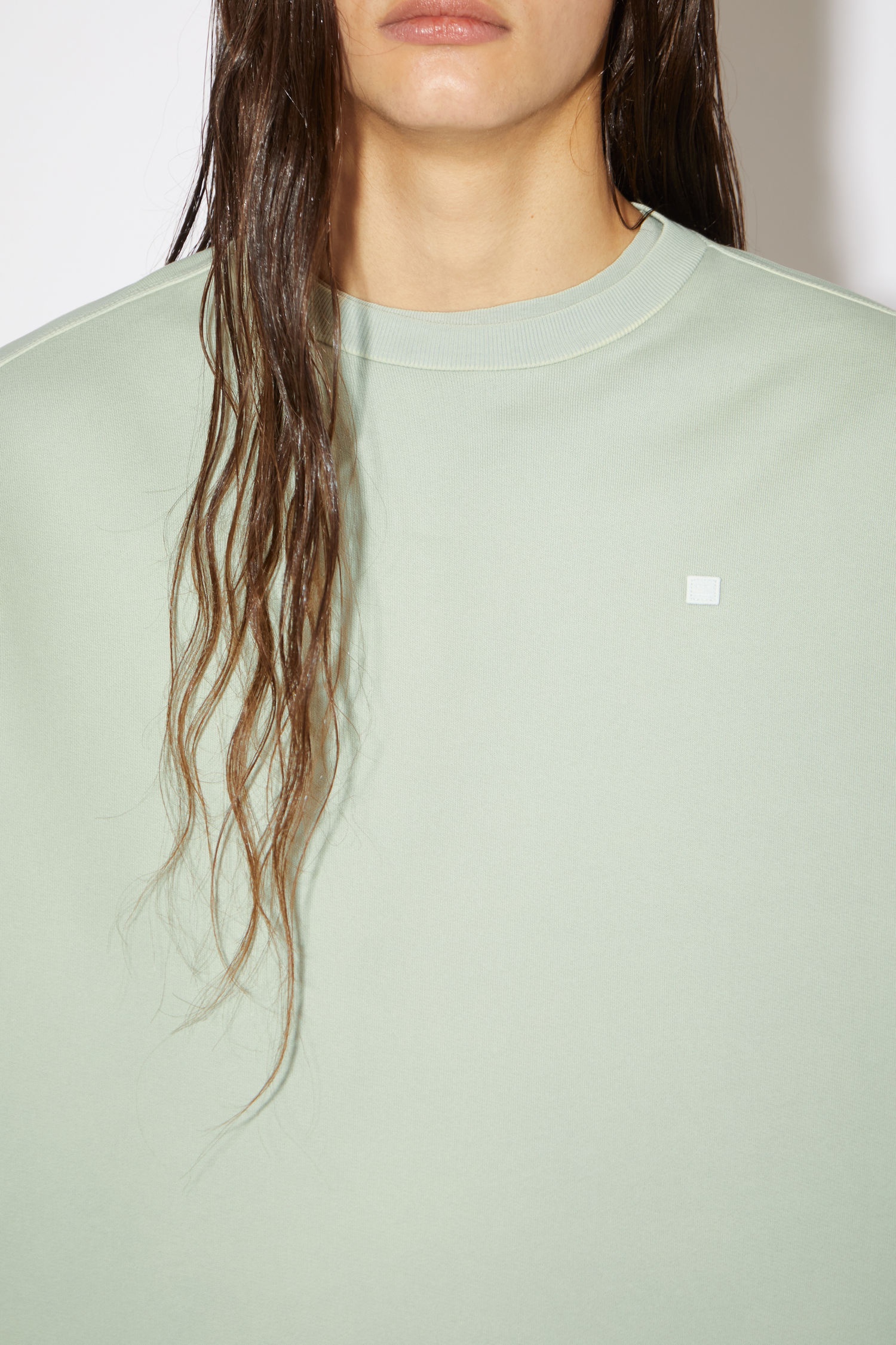 Relaxed sweatshirt - Dusty green - 5