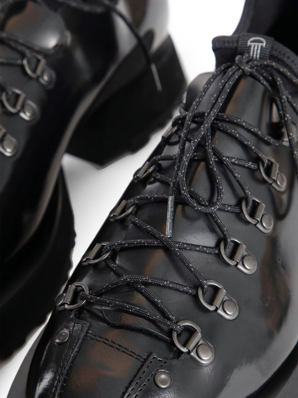 lace-up leather boots - 4