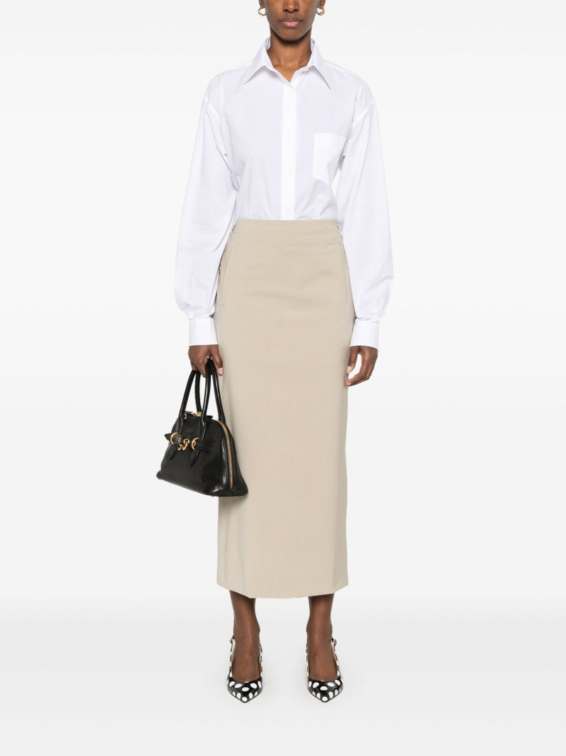 Moschino virgin-wool midi skirt outlook