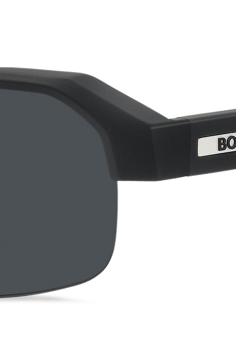 BOSS BLACK SUNGLASSES WITH TEMPLE INSERT AND LOGO outlook
