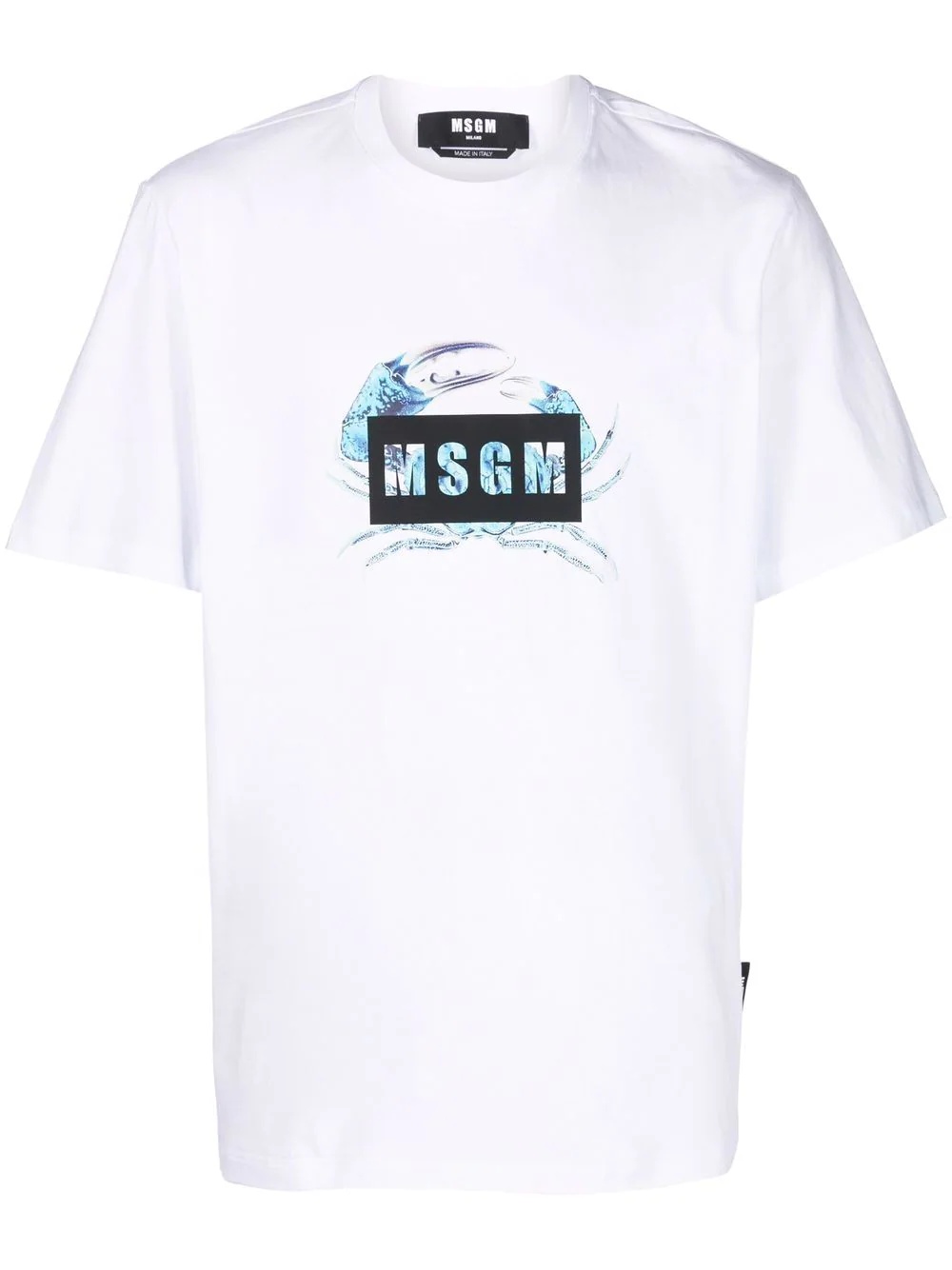 logo-print cotton T-shirt - 1