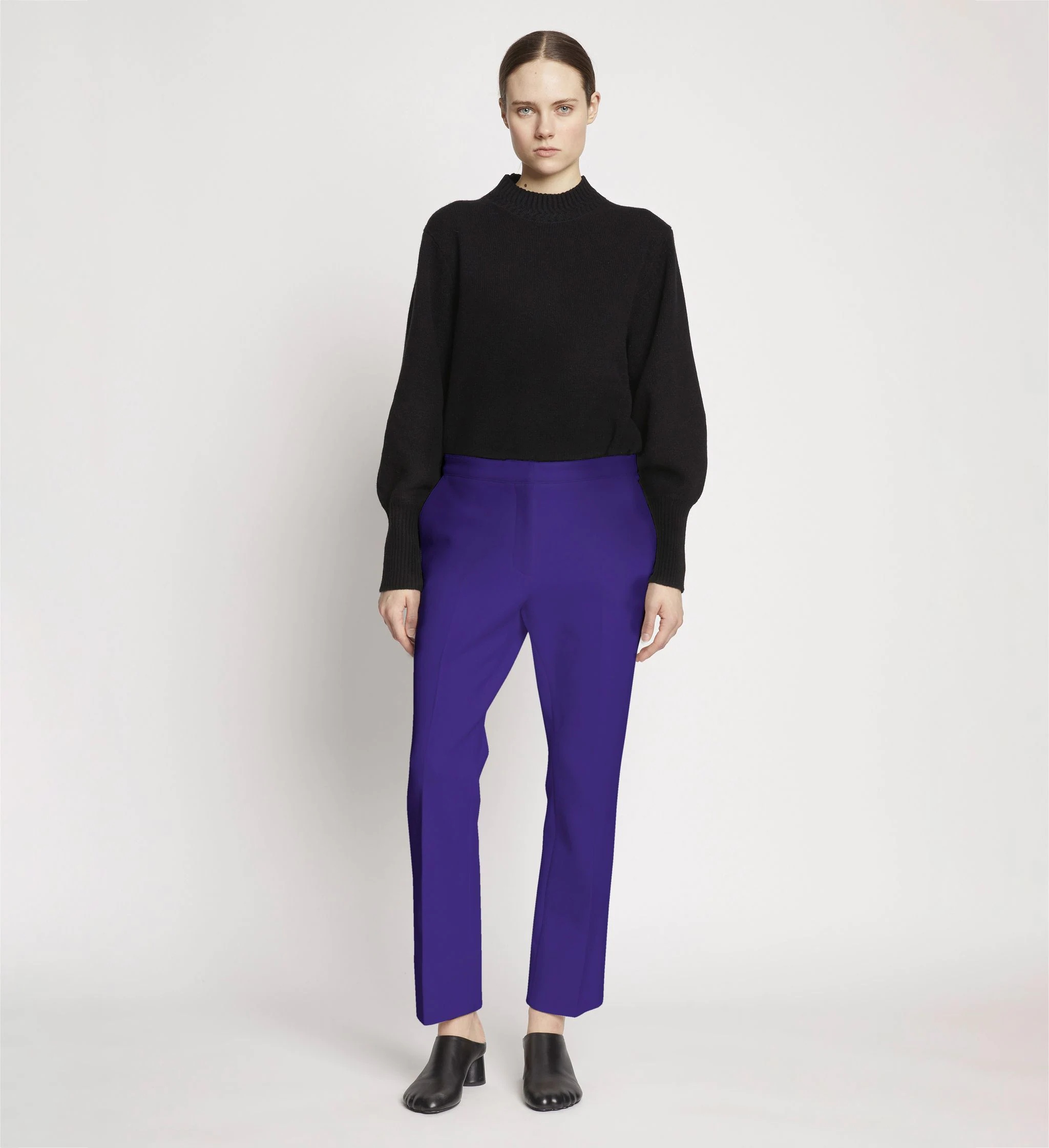 Bi-Stretch Crepe Pants - 1