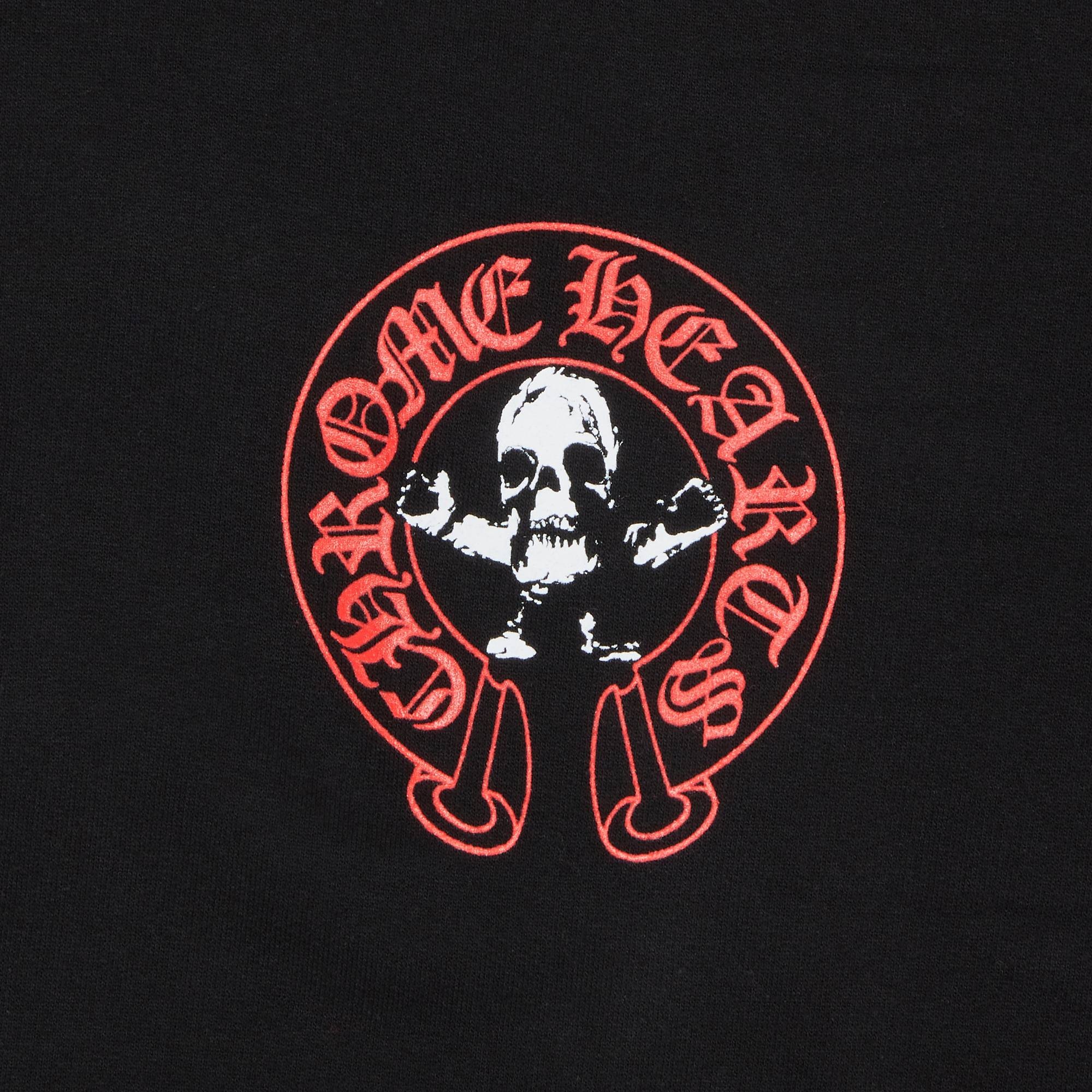 Chrome Hearts x Foti Skeleton Online Exclusive Hoodie 'Black' - 3
