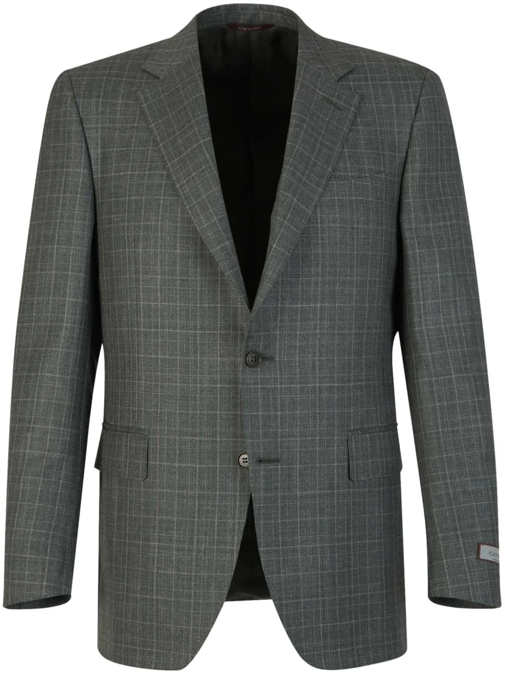 checked blazer - 1