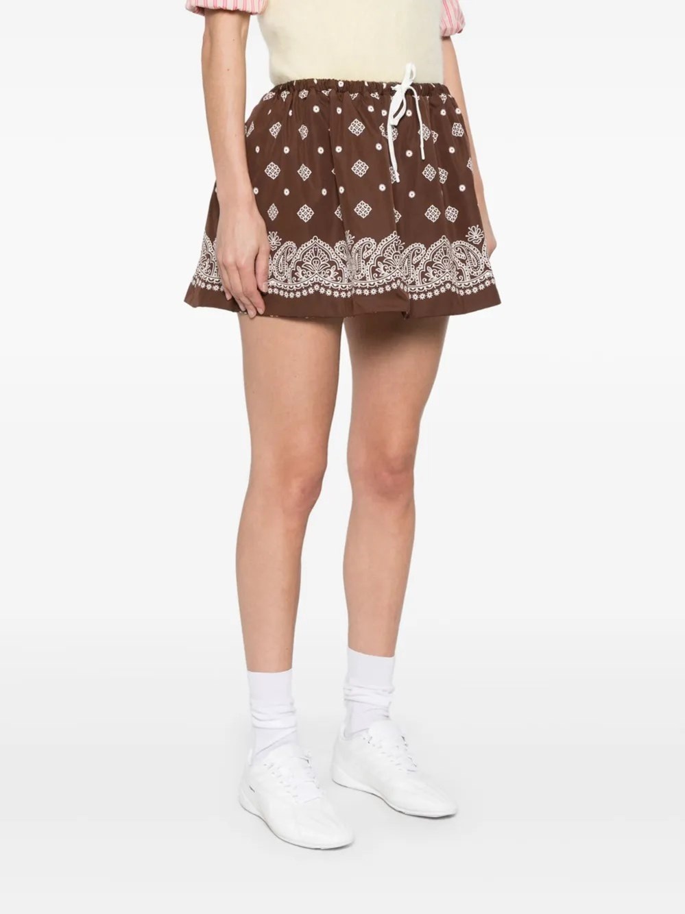 BANDANA PRINT MINISKIRT - 4