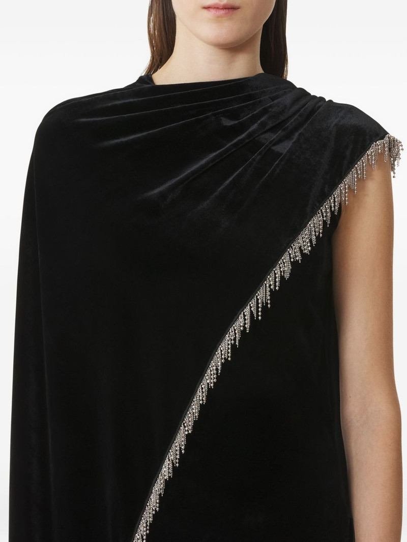 draped embellished dress 5