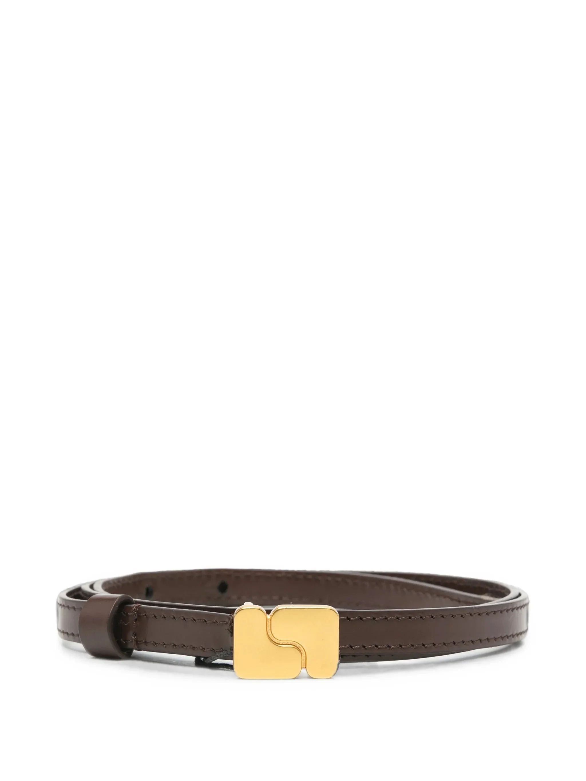 Soeur Logo-buckle Leather Belt - 1