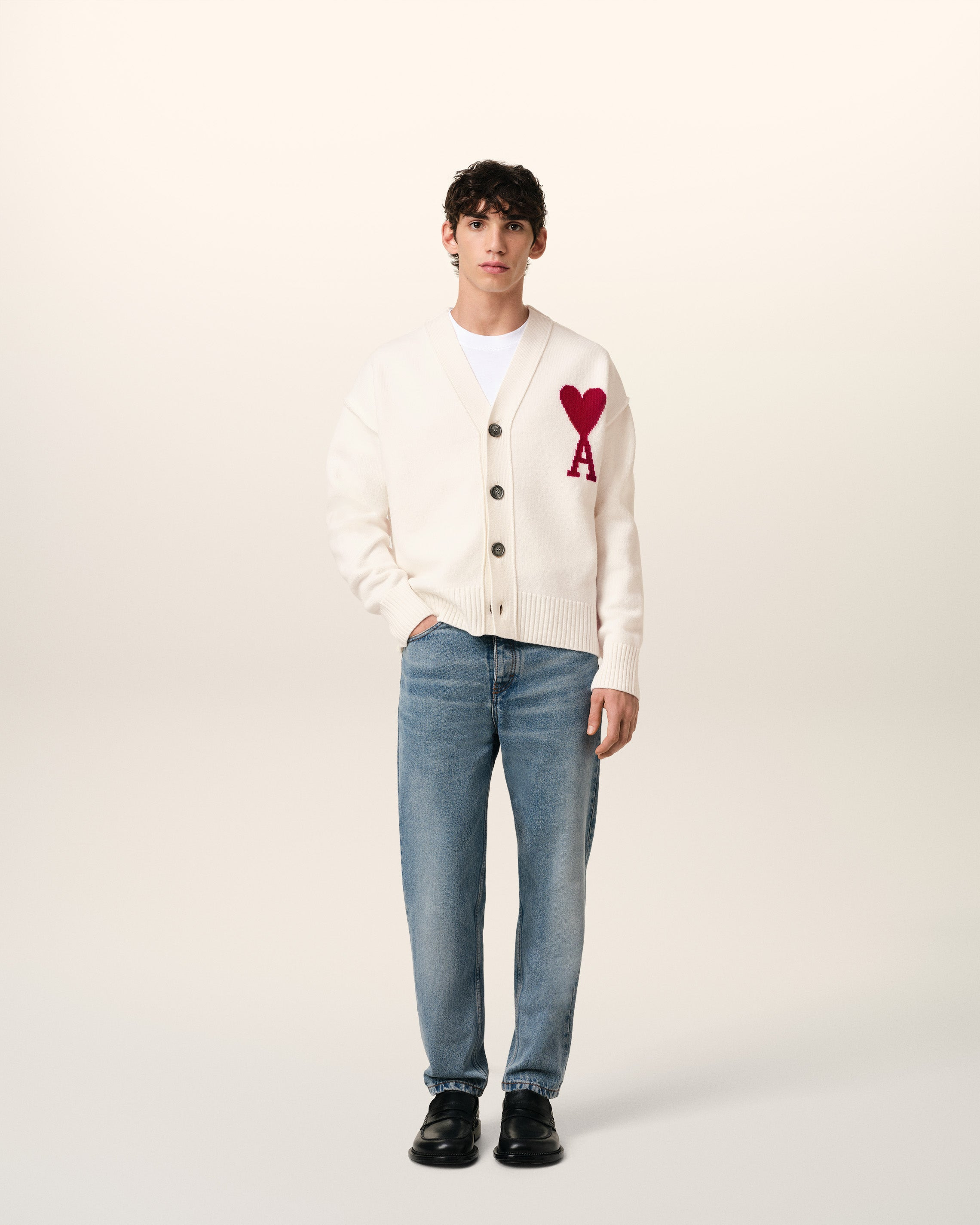 RED AMI DE COEUR CARDIGAN - 2